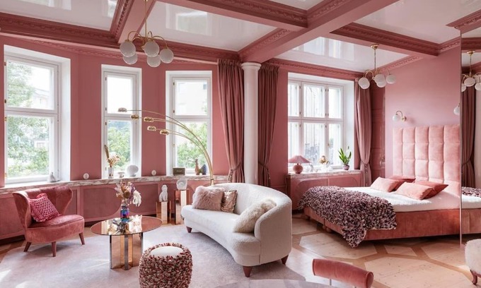 Alppiharju Apartment | Elegant Pink Suite - 4-Star Stay with Perfect Reviews