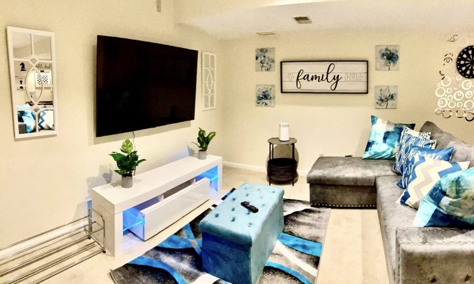 Lake Arbor House | Relax in Private Bedrooms Near Stadium & Metro, DC