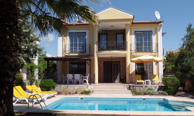 Fethiye City Center Villa | Peaceful Oceanfront Villa with Private Pool and Top Ratings
