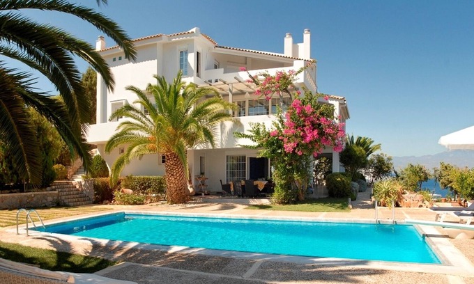 Katakali Villa | Luxury Sea front Villa with large private pool & amazing sea view
