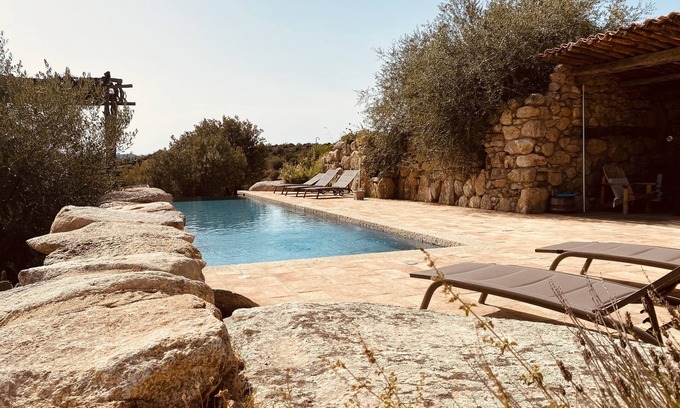 Urtaca House | Idyllic Stone Sheepfold with Oceanfront Pool & Pet-Friendly