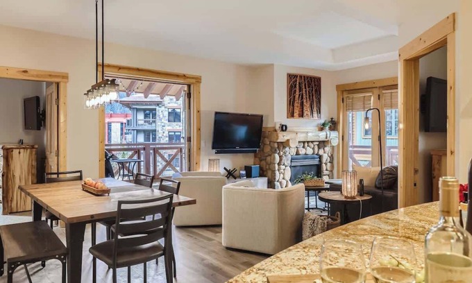 Copper Mountain Village Apartment | Unmatched Views and Hot Tub Steps from Ski Lifts