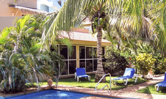 Akumal Villa | Elegant Poolside Villa Steps from the Beach, Rated 9.8/10