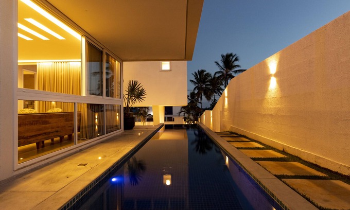 Barra do Jacuipe House | Beachside Haven with Pool, Spa, and Ocean Views