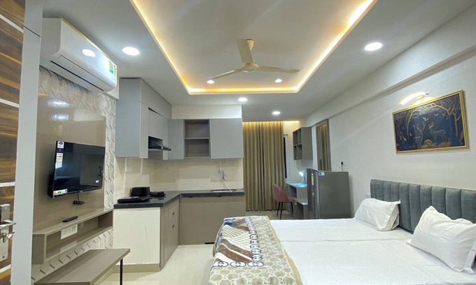 Sanganer Apartment | Luxury Studio apartment with all amenities Jagatpura Jaipur