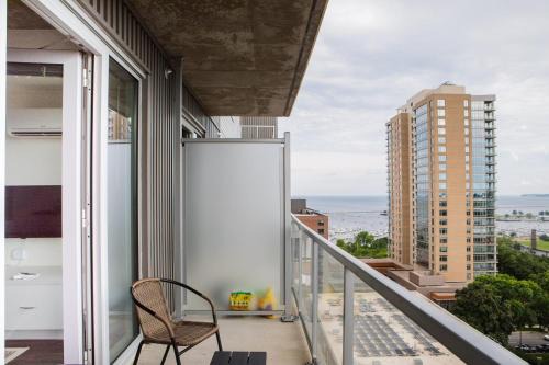 Lower East Side Apartment | Stylish East Side Studio with Gym and Balcony Access