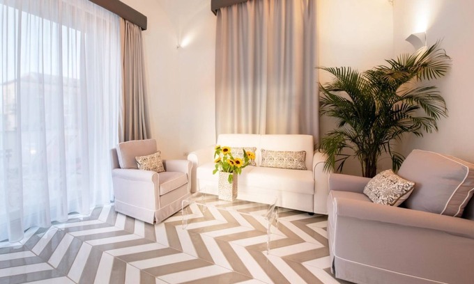 Sant'Agnello Apartment | Elegant Oceanfront Suite with Terrace and Spa Amenities