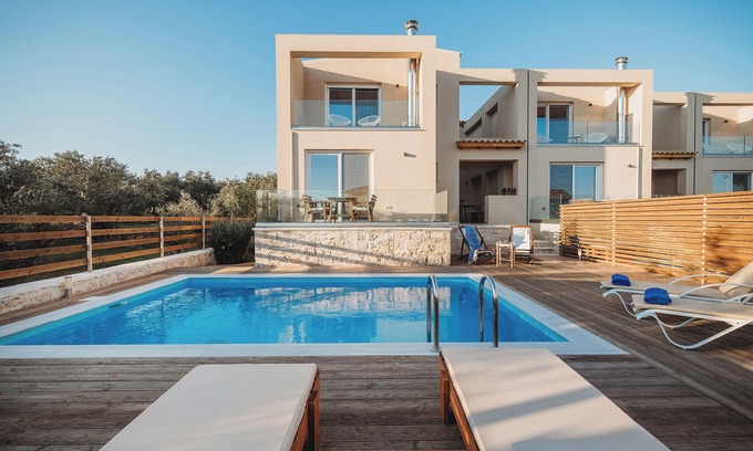 Psarou Villa | Discover Dolce Luxury Suites: Private Pools & Ocean Views