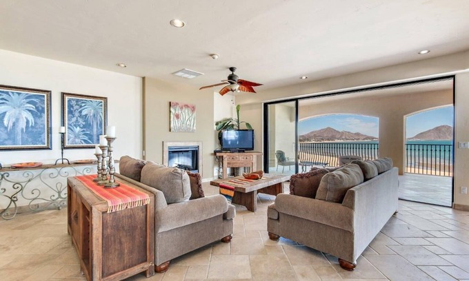 San Felipe House | Oceanfront Three Bedroom Condo with Pool & Spa Amenities