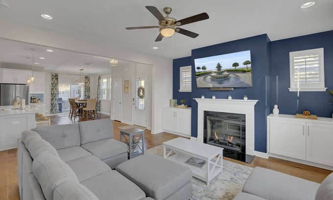 Johns Island House | Ideal Townhome with Ocean Views & 10/10 Guest Rating