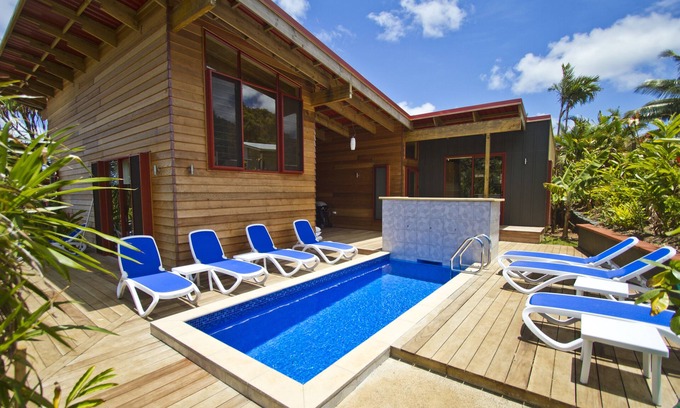 Tapere of Titikaveka House | Idyllic Villa Inland Titikaveka with Private Pool & Ocean View