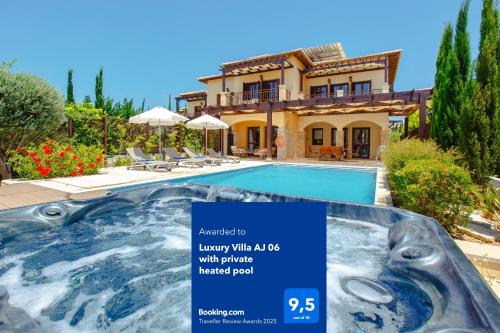 Aphrodite Hills Villa | Elegant Villa AJ 06 with Private Heated Pool & Ocean View