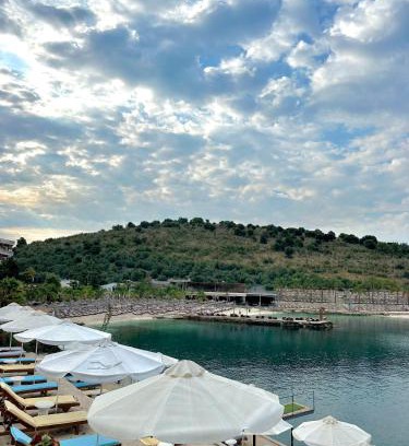 Sarande Hotel | Blissful Villa Alisja Sarande with Private Beach Escape