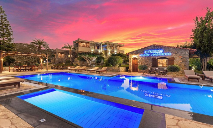 Sitia Apartment | Elegant Oceanfront Villa with Pool in Crete - Rated 9.6
