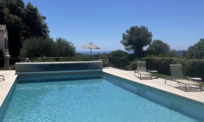 La Colle-sur-Loup House | Indulge in a Villa by Famous French Village with Ocean View