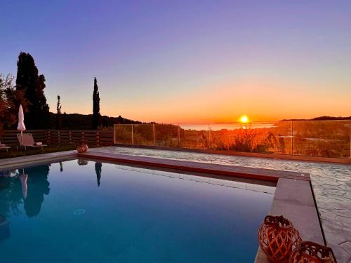 Arillas Villa | Elegant Villa Makris with Private Pool and Hot Tub