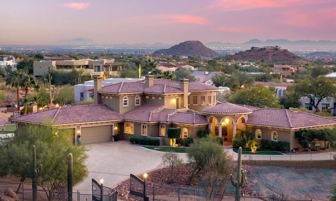 East Mesa Villa | Pet-Friendly Villa with 360 Views, Pool, and Spa Retreat