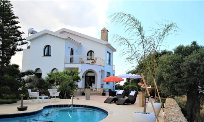 Yeni Erenkoy Villa | Luxury Villa With Stunning Sea Views, Private Pool And Local Sandy Beach