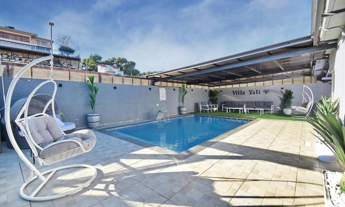 Nof Kinneret Villa | Elegant Villa with Heated Pool in Zfat - Family Friendly Stay