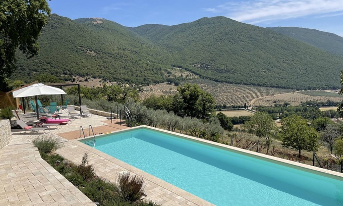 Bovara Villa | Exquisite Villa with Pool & Scenic Views in Umbria