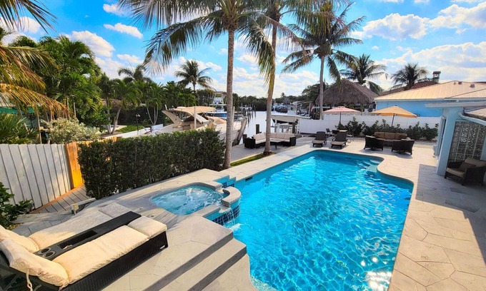 Florida North Atlantic Coast House | Waterfront Retreat with Pool, Hot Tub & Ocean Views