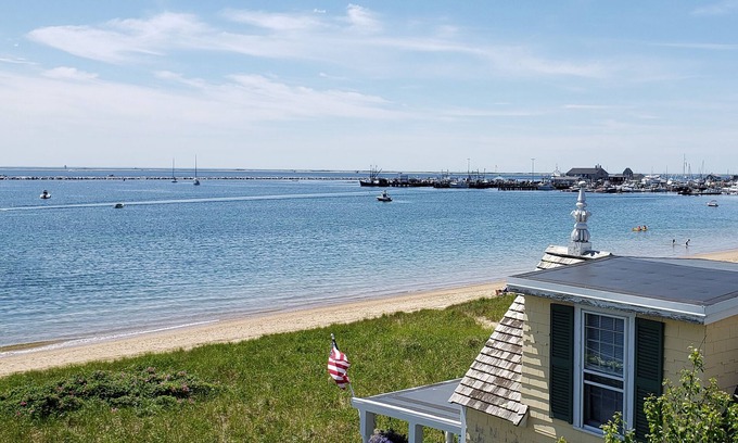 Commercial Street Condo | Serene Waterfront Retreat in Gallery District with Ocean View