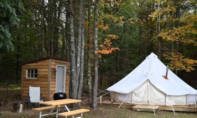 Town of Conesville RV Rental | Pet-Friendly Yurt Tent in The Catskills - Rated 10/10!