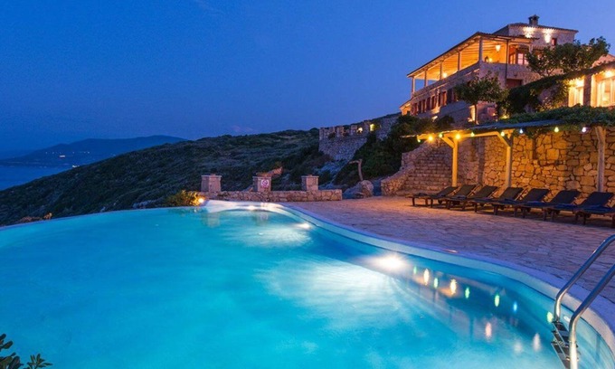 Korithi Villa | Elegant Harron Villa in Zakynthos with Private Pool
