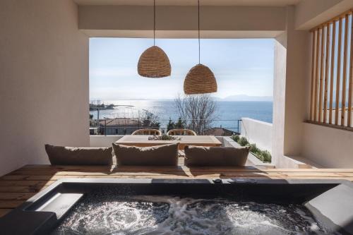 Paleros Apartment | Relaxing Luzazul Apartment with Jacuzzi & Sea View
