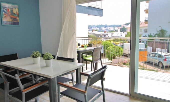 Palamos Apartment | Beachside Retreat with Terrace & Ocean View - 10/10 Rated!
