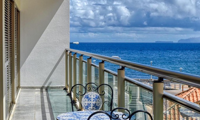 Machico Apartment | Oceanfront Escape at Machico Beach, Madeira – 4-Star Comfort