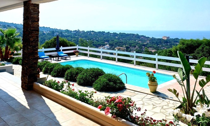 Les Issambres Villa | Breathtaking Bay Views from New Villa with Private Pool