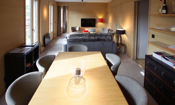 Megeve Apartment | Elegant Apartment in Megève: Downtown with Top Amenities