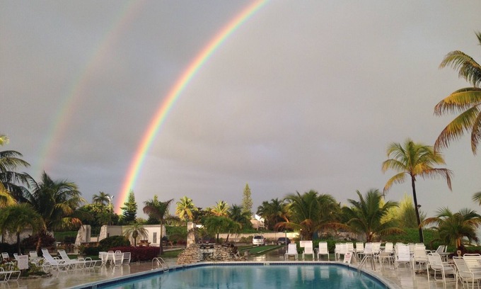 Williams Town Condo | Beachfront Condo with Pool and Ocean View, Rated 9/10