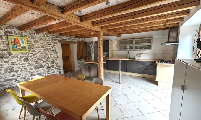 Allonzier-la-Caille Other | Charming Renovated Farmhouse near Annecy with Pool & Kitchen