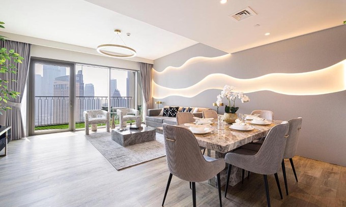 Za'abeel 2 Apartment | Exceptional 3BR Apartment with Burj Khalifa Views & Pool