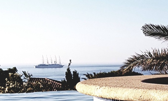Marine de Saint Ambroggio Villa | Stunning Oceanfront Retreat with Pool and Spa Access