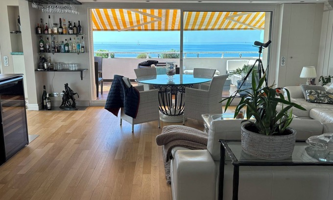 Cannes Apartment | Experience Breathtaking Sea Views from Our Top Floor Apartment