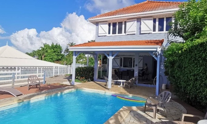 Sainte-Anne Villa | Elegant Villa with Pool, Beach Access & Ocean Views