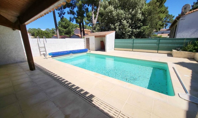 La Palmyre Villa | Elegant Villa with Pool and Ocean Views in La Palmyre