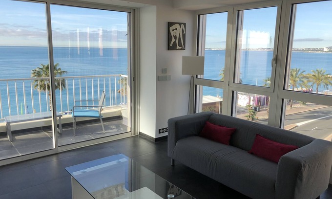 Cros-de-Cagnes Apartment | Seaside Apartment with Breathtaking Ocean Views & Spa