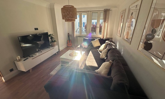 Lutterbach Apartment | Inviting F3 Apartment for 4 to 6 Guests with Breakfast