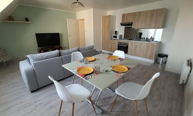Lisieux Apartment | Cozy F2 in Centre-Ville - Rated 9.5/10 & Family Friendly