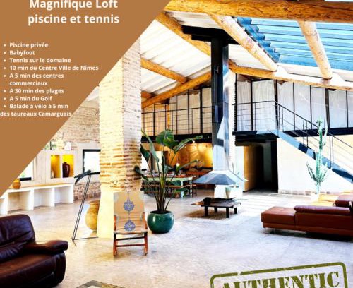 Costieres Villa | Elegant Loft with Pool, Tennis & Ocean View Awaits You