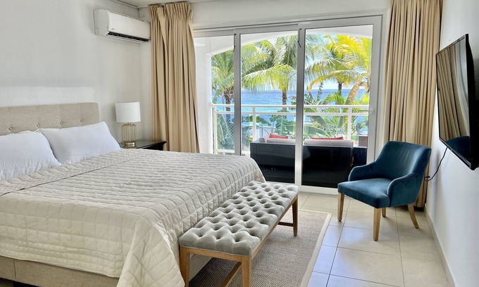 Maho Condo | Relaxing Oceanfront Escape at Maho Beach Suite