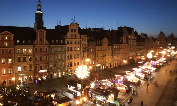 Wroclaw Old Town Apartment | Experience Main Sqr-Rynek View with 24h Self Check-In