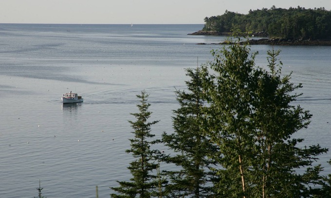 South Bristol House | Ocean View Retreat with Pool and Beach Access in Maine