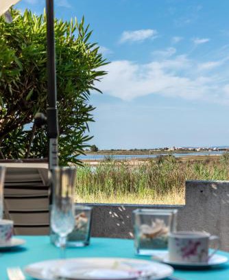 Les Ayguades House | Charming Maisonette Arcadia with Scenic Pond Views