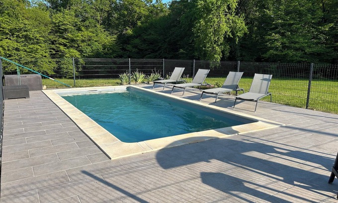 Sainte-Trie House | Enchanting Countryside Retreat with Pool and Pet-Friendly Perks
