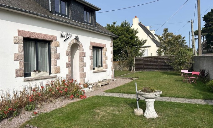 Erquy House | Cozy Maison Steps from Erquy Center with Ocean View